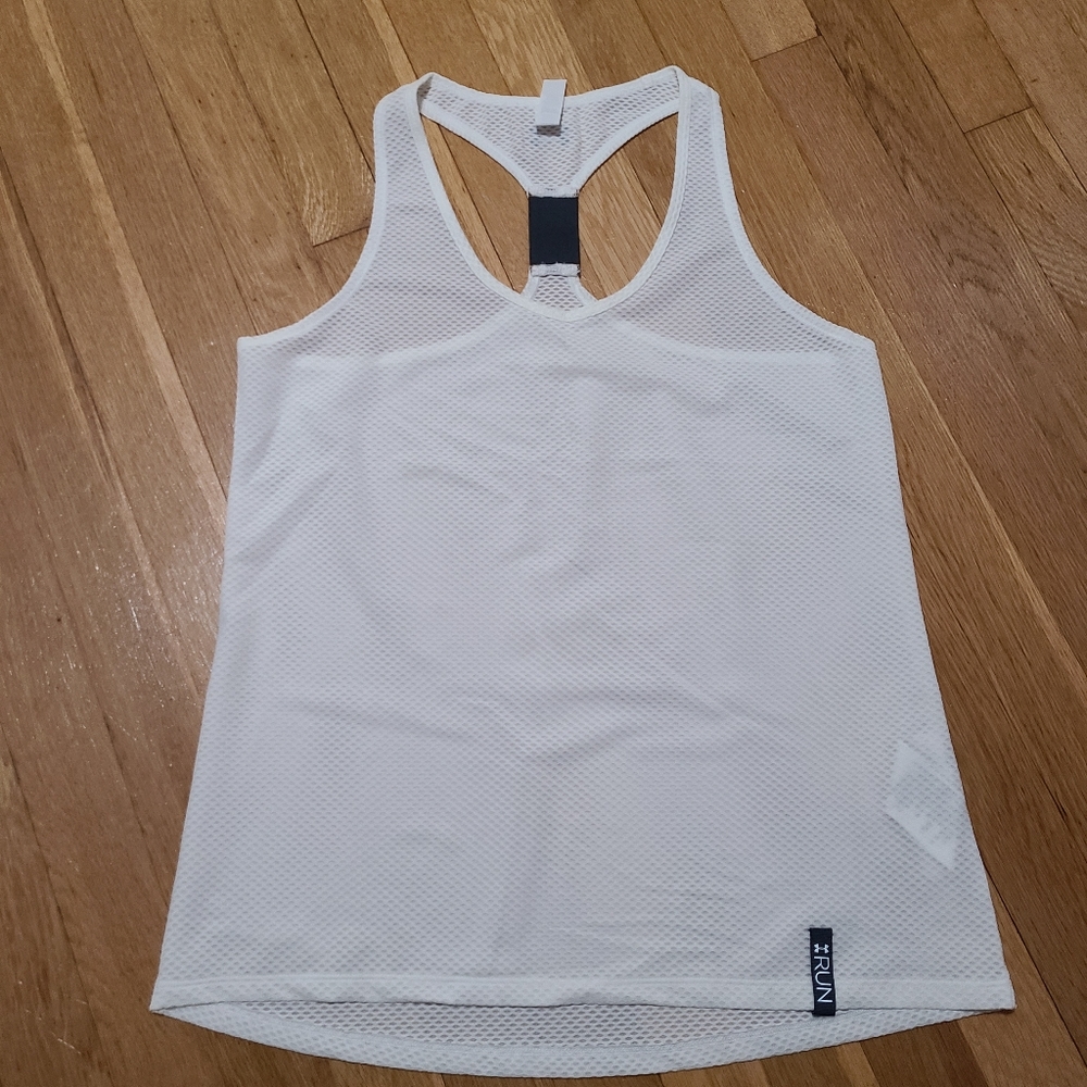 White UA Workout Top